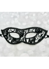 Siyah Renk Kedi Model Dantel İşleme Parti Maskesi 12 No