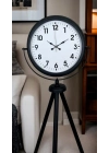 ® Siyah Tripod Ayaklı Dekoratif Saat