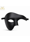 Siyah Yarım Erkek Maske – Phantom Parti & Balo Maskesi