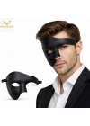 Siyah Yarım Erkek Maske – Phantom Parti & Balo Maskesi