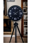 ® Siyah Zarafet Tripod Ayaklı Saat