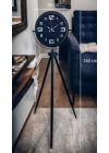 ® Siyah Zarafet Tripod Ayaklı Saat