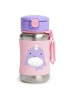 Skip Hop Zoo Pipetli Paslanmaz Çelik Suluk 350 ml Narwhal