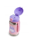 Skip Hop Zoo Pipetli Paslanmaz Çelik Suluk 350 ml Narwhal