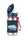 Skip Hop Zoo Pipetli Paslanmaz Çelik Suluk 350 ml Tren