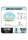 Sleepy Bio Natural Bebek Bezi Gross Paket 2 Beden 3-6 Kg 100 Adet