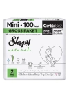 Sleepy Natural Bebek Bezi Gross Paket 2 Beden 3-6 Kg 100 Adet