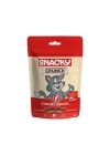 Snacky Crunch Strong Tavuklu ve Peynirli Kemik Sağlığı için Kedi Ödülü 1 Adet 60 Gr