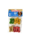 Snacky Munchy Renkli Press Köpek Çiğneme Kemiği 10 Adet 110 Gr