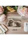 Sniffing Mouse Temalı Kalemle Çizilmiş Mouse Pad - 19x23 cm 2 mm Dikdörtgen İthal Baskılı Mouse Pad