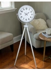 Soft White Dekoratif Tripod Ayaklı Saat
