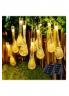 ® Solar 5 Metre 20 LED Günışığı Damlacık Işıkları, Güneş Enerjili LED Işıklar Dış Mekan