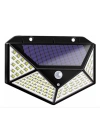 Solar Hareket Sensörlü Duvar Lambası 100 Led