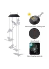 Solar Led Işıklı Kelebekli Bahçe Dekoru 6 Ledli,Renkli Işık