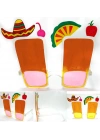 Sombrero Hawaii Fiesta Meyve Figürlü Yaza Merhaba Gözlük