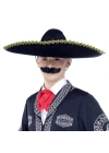 Sombrero Meksika Şapkası Mariachi Altın Şeritli Yetişkin Boy