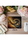 Spiral Kompozisyonlu Modern Mousepad - 19x23 cm 2 mm Dikdörtgen İthal Baskılı Mouse Pad