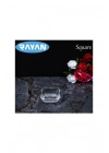 Square Tekli Kare Cam Kahvaltılık Kase ROYALEKS-25057
