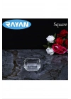 Square Tekli Kare Cam Kahvaltılık Kase Royaleks-81485
