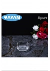 Square Tekli Kare Cam Kahvaltılık Kase Royaleks-81485