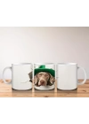 St. Patrick Şapkalı Gülümseyen Köpek – Baskılı Kahve Kupası