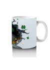 St. Patrick Şapkalı Neşeli Yunus – Baskılı Kahve Kupası