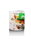 St. Patrick Şapkalı Oyuncu Tilki – Baskılı Kahve Kupası