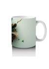 St. Patrick Şapkalı Tüylü Rakun – Baskılı Kahve Kupası