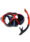 Star Diving Dalış Maskesi ve Snorkel Yetişkin - 51711-KIRMIZI