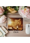 Start Strong Temalı Gün Doğumu Mousepad - 19x23 cm 2 mm Dikdörtgen İthal Baskılı Mouse Pad