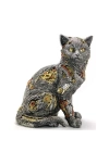Steampunk Polyester Kedi Figürü Model 2