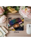 Sticky Note ve Kod Parçacıklı Mouse Pad - 19x23 cm 2 mm Dikdörtgen İthal Baskılı Mouse Pad