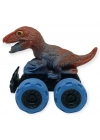 Sürtmeli Dinazor Arabalar 12 cm - H-20 - T-Rex -Kahverengi