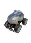 Sürtmeli Dinazor Robota Dönüşen Araba 14 Cm - Gri