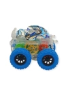 Sürtmeli Işıklı Off-Road Aracı  - 7310 - Mavi
