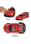 Sürtmeli Sesli Işıklı Spor Arabalar 18 cm - Kırmızı
