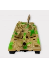 Sürtmeli Tank 15 cm - Açık Yeşil