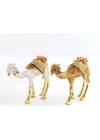 Swarovski Taşlı Tekli Deve Figürü Model 3