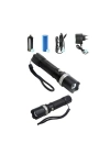 Swat Profesyonel Şarjlı El Feneri Ledli+flashlight+zoom Özellikli 6 Parça Full Set