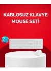 Tam Boy Kablosuz Klavye Mouse Seti - Gelişmiş Bağlantı ve Sessiz Performans