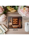 Tamamla Odaklı Parlak Tasarım Mouse Pad - 19x23 cm 2 mm Dikdörtgen İthal Baskılı Mouse Pad