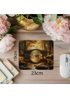 Taş Köprülü Orman Manzaralı Mousepad - 19x23 cm 2 mm Dikdörtgen İthal Baskılı Mouse Pad