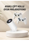 Taşınabilir Android Projeksiyon Ayaklı Çift Kollu 4K Çözünürlüklü Sinema Projeksiyonu