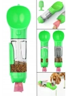 ®  Taşınabilir Hazneli Mama Kaplı ,Kaka Poşetli Kedi,Köpek Suluğu-300ml