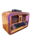 ®  Taşınabilir Klasik AM/FM/SW  Retro Ev Radyo USB ile Şarj Olabilen Retro Radyo