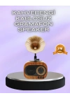 Taşınabilir Mini Retro Radyo Bluetooth Hoparlör USB SD AUX Destekli