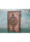 Taşlı Deri Defter Model 13