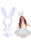 Tavşan Kostüm Seti Beyaz Renk Çocuk Boy