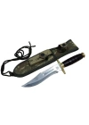 T.c. Standart Komando Bıçağı 30 Cm - Tırtıklı, Kamuflaj Kılıflı
