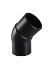 ® Tega HDPE Spigot Açık Dirsek 125 mm 45 Derece